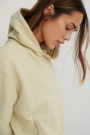 Beige Hoodie biologique