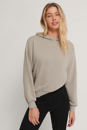 Grey Hoodie biologique