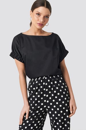 Puff Short Sleeve Blouse