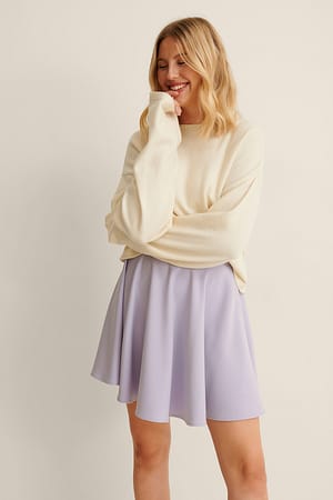 Gerecyclede cirkel mini-rok