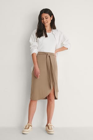 Beige Recyclée Jupe