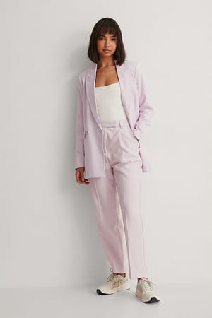 Pantalon de costume court recyclé