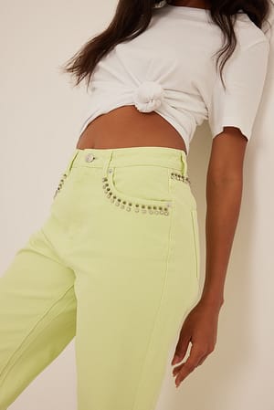 Green Denim med similisten