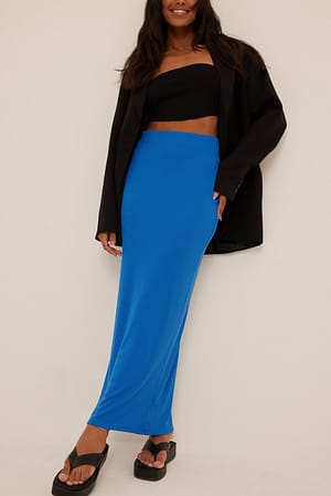 Geribde maxi-rok