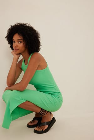 Ribbed Maxi Dress
