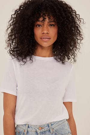 Bright White Gerecycleerd t-shirt