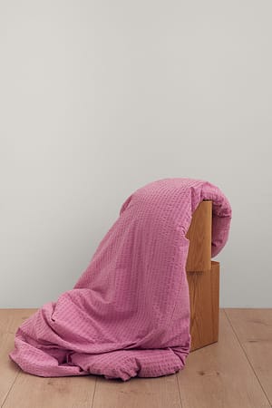 Pink Seersucker Beddings