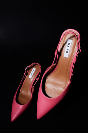 Sorbet Pink Slingback Pumps