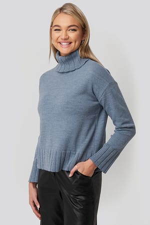Slouchy Turtle Neck Sweater