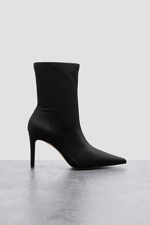 Black Bottes chaussette