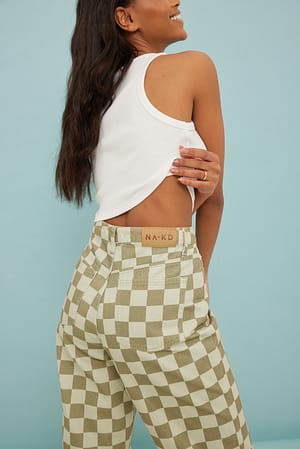 Checkered Lige jeans