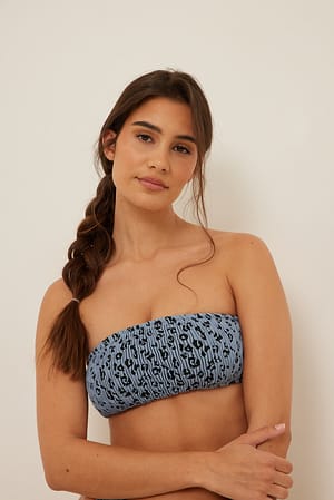 Bandeau-Bikini-Oberteil