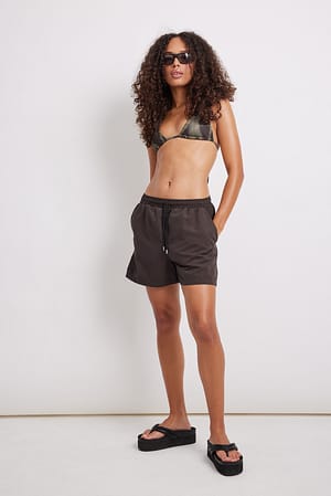Brown Badeshorts