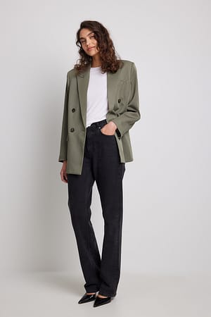Blazer croisé oversize