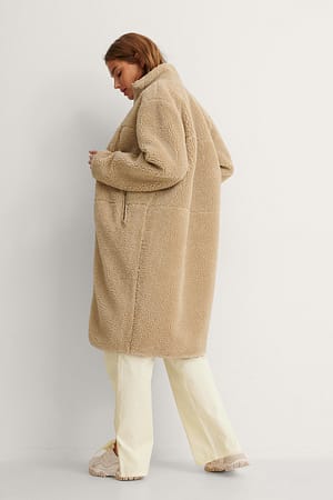 Beige Teddy Jacket