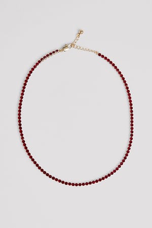 Red Gargantilla de pedrería fina