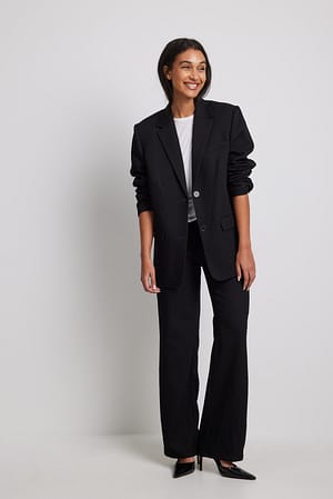 Black Cargobroek van keperstof