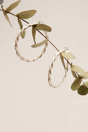 Silver Hoops