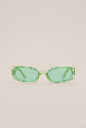 Green Lunettes rétro large