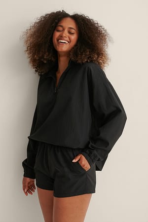 Black Windbreaker