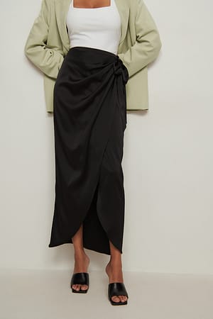 Black Maxi-Wickelrock