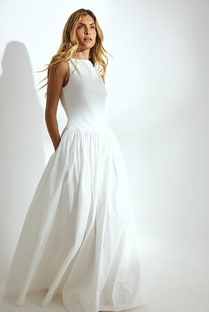 Open Back Maxi Dress