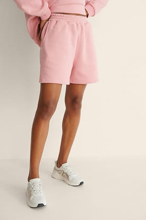 Pink Økologiske sweatshorts