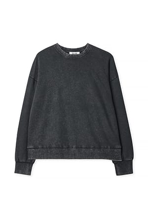 Grey Jersey oversize efecto lavado ácido