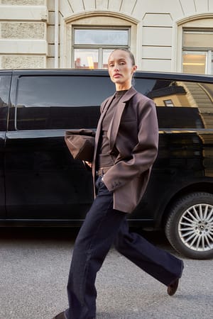 Oversized Double Breasted Blazer