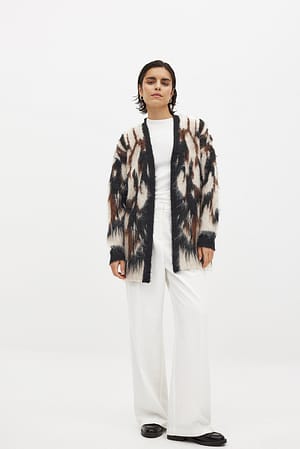 Leopard Oversized leo vest