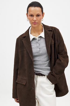 Americana de ante oversize