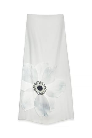 Flower Print Printed Off Shoulder Maxi Dress