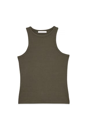 Khaki Geribd hemdje