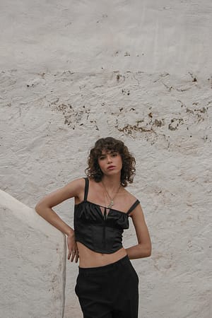 Satin Corset Top