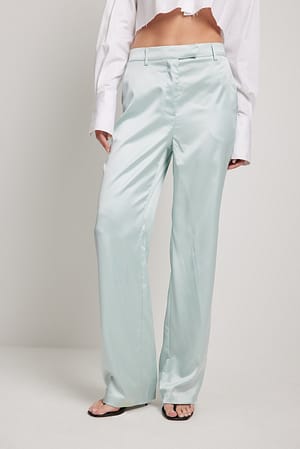 Mint Satijnen pantalon