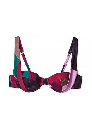 Multicolor Sling Wire Bikini Bra