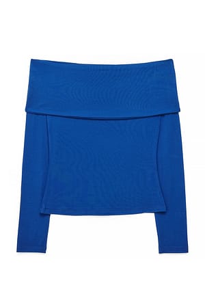 Blue Soft Line topp med lange ermer