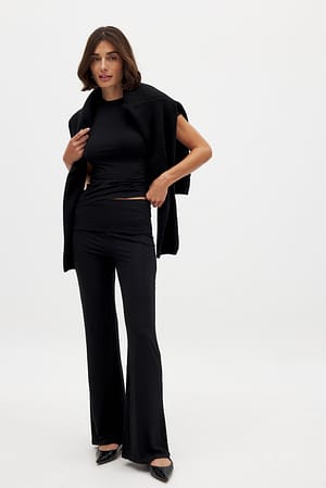 Black Pantalon de yoga Soft Line