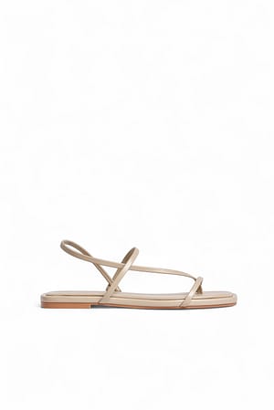 Beige Sandaler med stropper