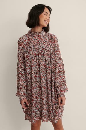 Structured Printed Dress