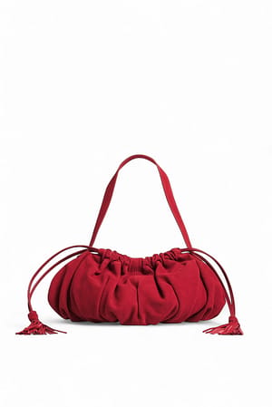 Red Suedetaske