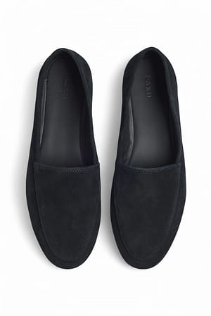 Black Mocasines de ante