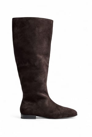 DK Brown Suede Riding Boots