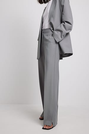 Pantalon de costume habillé fendu sur les côtés