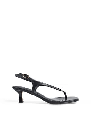 Black Flip Flop Fersen