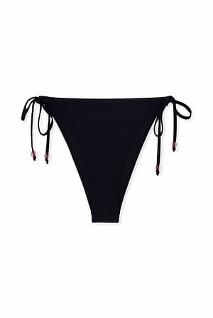 Black Bikini-Höschen zum Binden