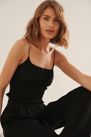 Black Crop Top