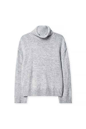Grey Strickpullover mit Rollkragen