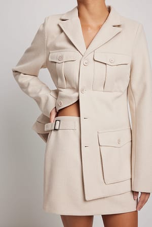 Off White Tweedjacke