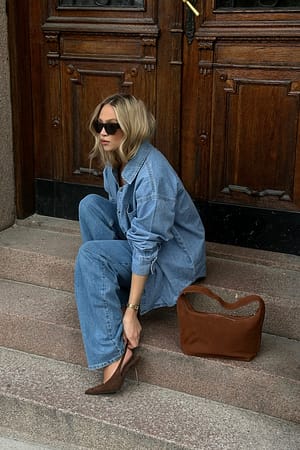 Light Blue Denimskjorta